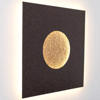 Nástenné LED svietidlo Luina 80x80 cm vnútri zlatá