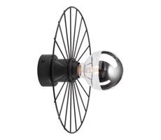 Nástenné svietidlo MONTANA 1xE27/15W/230V pr. 30 cm čierna