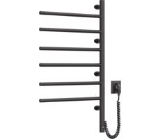 Navin Elektrický otočný sušiak na uteráky s term. ARABESQUE 196W/230V 81,8cm IP44 čierna