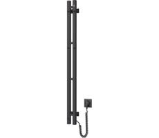 Navin Elektrický sušiak na uteráky s term. SILOUETTE 187W/230V 120,6cm IP44 čierna pravá