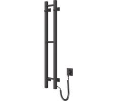 Navin Elektrický sušiak na uteráky SILOUETTE 187W/230V 101,1 cm IP44 čierna pravá hran.