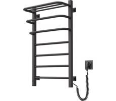 Navin Kúpeľ. elektrický radiátor s term. FORTIS 350W/230V 80,6 cm IP44 čierna pravá