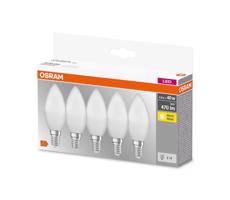 Osram SADA 5x LED Žiarovka BASE B40 E14/4,9W/230V 2700K - Osram