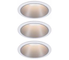 Paulmann Paulmann 93410 - SADA 3xLED/6,5W IP44 Stmievateľné kúpeľňové svietidlo COLE 230V