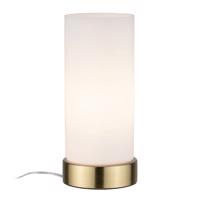 Paulmann stolná lampa Pinja mosadz/opál