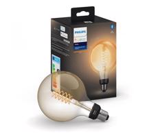Philips LED Stmievateľná žiarovka Philips Hue WHITE FILAMENT G125 E27/7W/230V 2100K