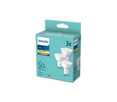 Philips SADA 3x LED Žiarovka Philips GU10/4,7W/230V 2700K