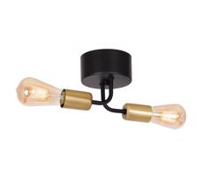 Prisadený luster BRENDA 2xE27/60W/230V čierna/zlatá