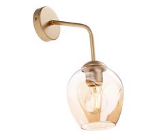 Redo Redo 01-2617 - Nástenná lampa PIERCE 1xE27/42W/230V zlatá/dymová