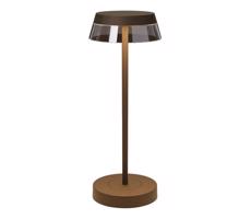 Redo Redo 90308 - LED Stmievateľná stolná lampa ILUNA LED/2,5W/5V 3000 mAh IP65 hnedá