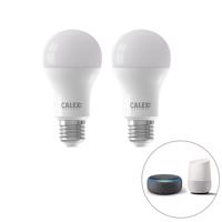 Sada 2 smart E27 stmievateľných LED svietidiel A60 matná 8,5W 806 lm 2200-4000K