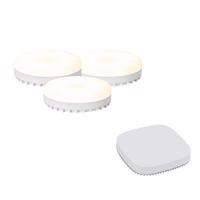 Sada 3 inteligentných stmievateľných LED žiaroviek GX53 RGB 9W 806LM 2700K-6500K vrátane Zigbee Smart Hub