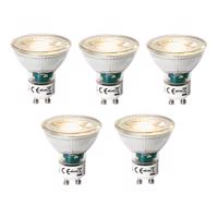 Sada 5 GU10 3-krokových stmievateľných LED žiaroviek 7W 600 lm 2700K