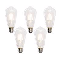 Sada 5 inteligentných LED žiaroviek E27 ST64 4,5W 470 lm 1800-4000K