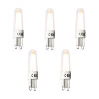 Sada 5 ks G9 LED žiarovka 2,5W 240lm 2300K