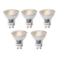Sada 5 ks GU10 dimbare LED lamp 3W 200 lm 3000K