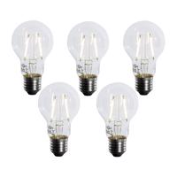 Sada 5 LED žiaroviek E27 A60 Lux Sensor 2,5 W 250 lm 2700 K