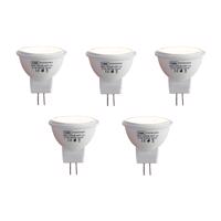 Sada 5 LED žiaroviek G4 MR11 2,7 W 210 lm 3000 K 12 V