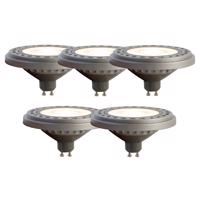 Sada 5 LED žiaroviek GU10 AR111 8W 750 lm 3000K