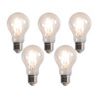 Sada 5 stmievateľných LED žiaroviek E27 s 3-stupňovým stmievaním A60 5W 500lm 2700K