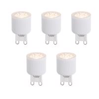 Sada 5 stmievateľných LED žiaroviek G9 24 mm 3 W 300 lm 2700 K
