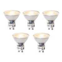Sada 5 stmievateľných LED žiaroviek GU10 7W 600 lm 2700K