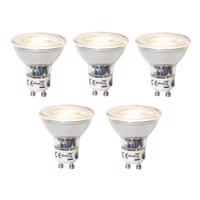 Sada 5 stmievateľných LED žiaroviek GU10 7W 600 lm 3000K