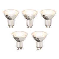 Sada 5 stmievateľných LED žiaroviek GU10 8W 650lm 2700K
