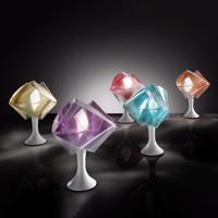 Slamp Gemmy Prisma – stolová lampa, zelená