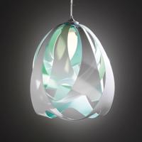 Slamp Goccia di Luce závesná lampa, modrozelená