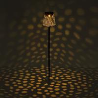 Solárna lampa hrot do zeme 36562S, IP44 strieborná