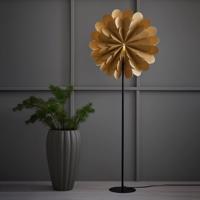 Stojaca hviezda Maravilla, zlatá/čierna Výška 150 cm
