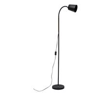Stojacia lampa 1xE27/40W/230V čierna