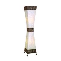 Stojacia lampa Adrian, mušle Capiz, výška 100 cm