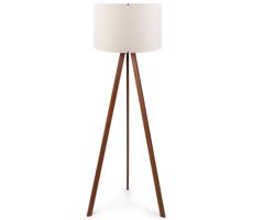 Stojacia lampa AYD 1xE27/60W/230V béžová/hnedá