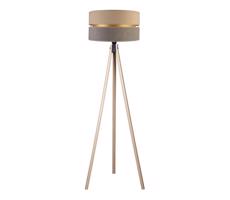 - Stojacia lampa DUO 1xE27/60W/230V pr. 44 cm béžová/šedá/béžová