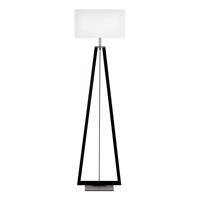 Stojacia lampa HerzBlut Bi Bob, jaseňový dub, uhlie/biela