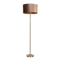 Stojacia lampa mosadz s velúrovým tienidlom krokodíl 50cm - Simplo