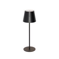 Stolná lampa čierna vrátane stmievateľnej a nabíjateľnej LED IP54 - Murdock