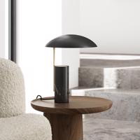 Stolová lampa Mademoiselles, mramor, čierna