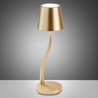 Stolová LED lampa Judy, batéria, IP54, zlatá