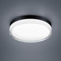Stropné svietidlo Helestra Tana LED, čierne, Ø 28 cm