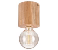 Stropné svietidlo OAK 1xE27/60W/230V dub pr. 10,5 cm