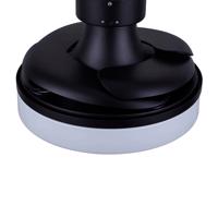 Stropný ventilátor Fanaway Orbit LED lampa, čierna