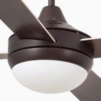 Stropný ventilátor Icaria L so svetlohnedou/mahagónovou farbou