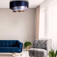 Svietidlo Trio Ø 60 cm navy/strieborná/biela/zlatá