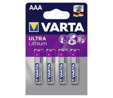 VARTA Varta 6103301404 - 4 ks Líthiová batéria ULTRA AAA 1,5V