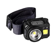 Vayox LED Nabíjacia čelovka so senzorom LED/6W/5V/3xAAA IP44 500 lm 1200 mAh