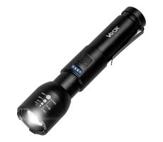 Vayox LED Stmievateľná nabíjacia baterka LED/20W/5V IPX4 800 lm 2000 mAh