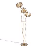 Vintage stojacia lampa zlatá 182 cm 3-svetlá - Botanica